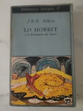 Lo Hobbit o la riconquista Tesoro - Libro Tolkien - Prima edizione Adelphi 1973