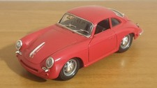 Modellino PORSCHE 356 B COUPE (1961) Bburago Burago scala 1/24 colore rosso
