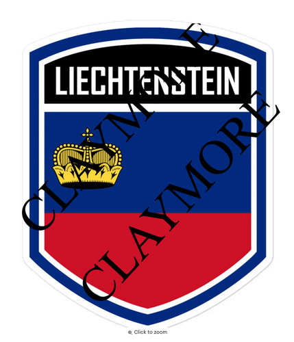 Adesivo bandiera liechtenstein - adesivo,