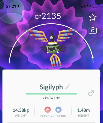 Sigilyph pokemon gen5 - sigilyph,