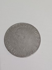 Lotto B168 – Moneta 1 lira amagnetica 1939 XVIII - Regno Italia – come da foto