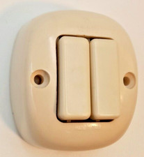 Commutatore Bticino 54 doppio interruttore 6A  vintage originale anni 50 60