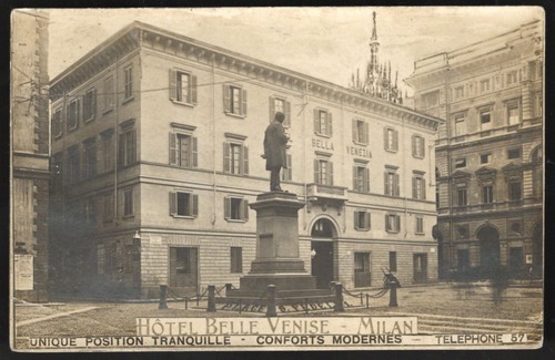 Pubblicità italia milano - italia, 1909