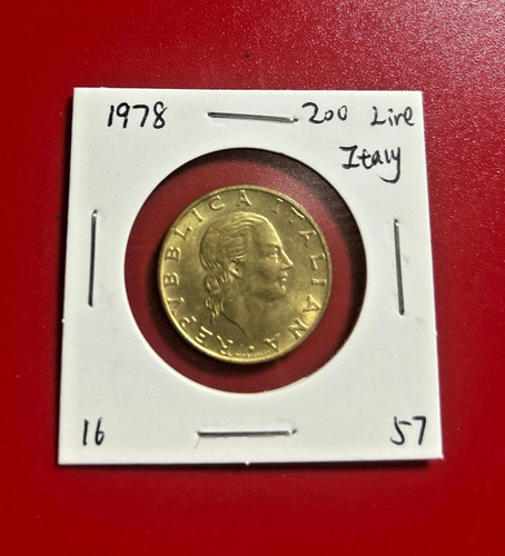 1978 200 lire italy coin - 1978,