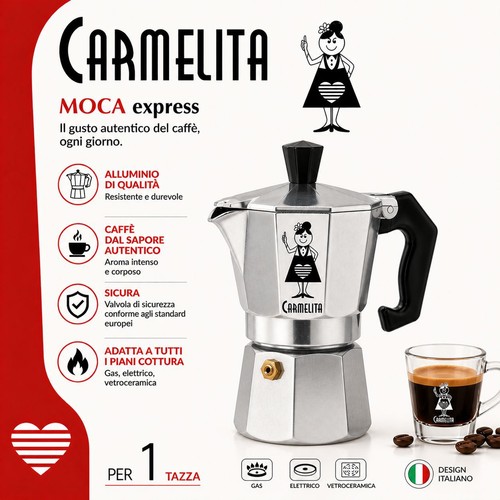 Caffettiera tazzacaffè moka - 1,