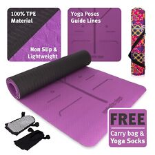 Tappetino per Palestra Fitness Tappeto Materassino da Ginnastica Pilates Yoga  