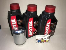 3 LT KIT TAGLIANDO OLIO MOTUL 7100 20W50 HARLEY DAVIDSON FXBB STREET BOB 2018