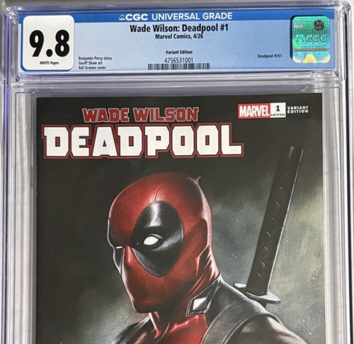 Wade wilson deadpool cgc - wilson, #1