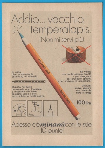 Minami matita anno 1973 - matita,
