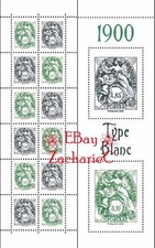Carnet type blanc 1900 paris - 1900,