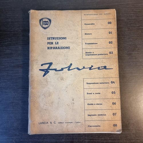 Lancia fulvia istruzioni per - istruzioni,