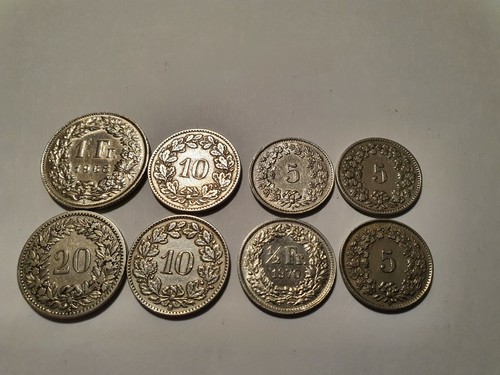 Lotto monete svizzere - lotto,