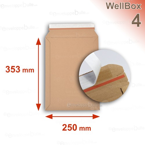 100 enveloppes carton rigide - carton,
