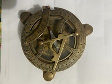 Bussola Antica Nautica Con Meridiana