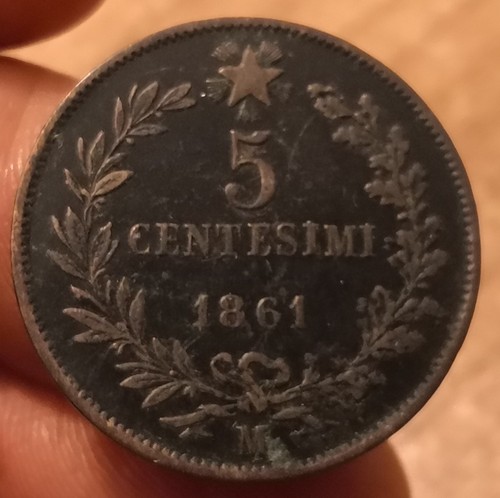Moneta centesimi 1861 - centesimi,
