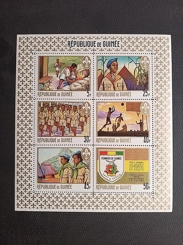 Guinée scout 386 391 - guinée, neuf