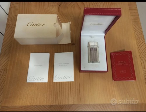 Accendino cartier godron pasha - cartier,
