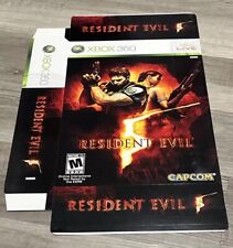 Resident Evil 5 Xbox 360 GameStop Promo Display Oversize Capcom Box Standee