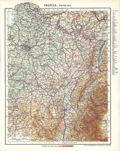 Carta geografica francia dell - carta,