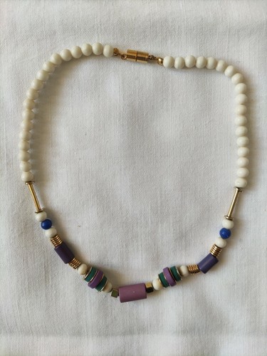 Collana girocollo bianca - ,