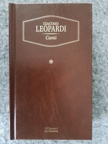 Canti leopardi i classici - canti,,
