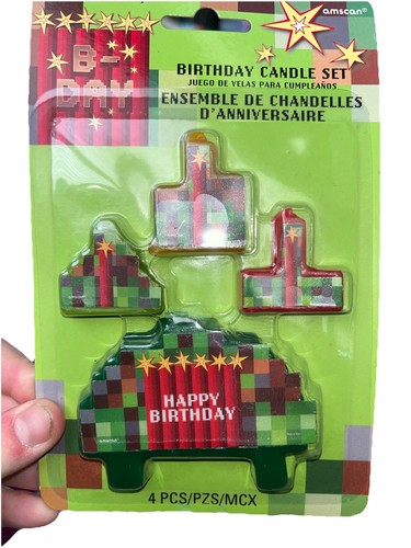 Set candele compleanno - set, ragazzi