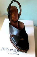 SANDALO PLATFORM TOM FORD YSL RIVE GAUCHE COLLEZIONE TACCO 40/9 NUOVO CON ETICHETTE