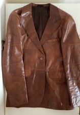 giacca pelle uomo vintage Daniele Alessandrini condizioni perfette taglia 52