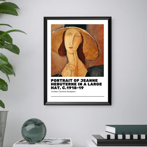 Amedeo modigliani quadro con - modigliani,