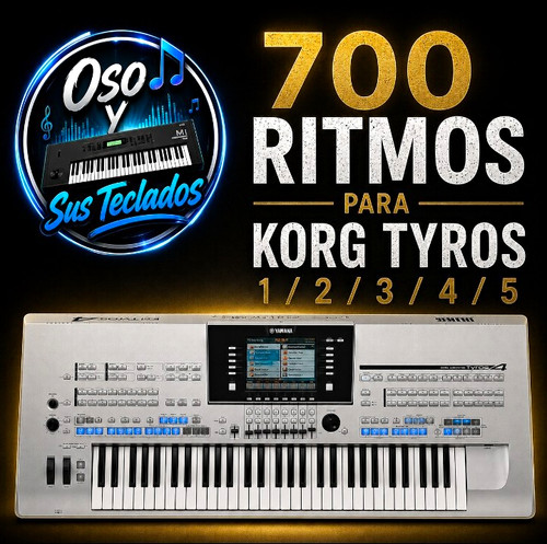 700 ritmos yamaha tyros - ritmos, /