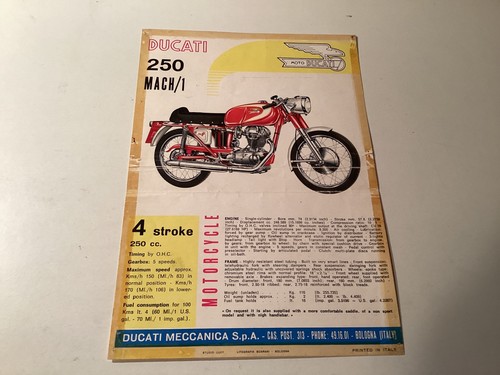 Ducati depliant doppia pagina