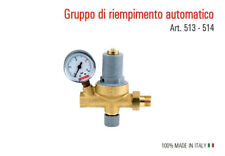 Gruppo di riempimento automatico con filtro,valvola, rubinetto e manometro 1/2"
