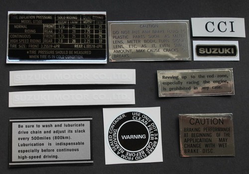 Suzuki gt500 set - set, 10