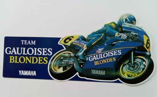 Adesivo team gauloises biondo - adesivo,