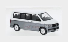 1:43 IXO Volkswagen T6 Multivan Minibus 2017 Grey White CLC595N.22
