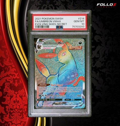 Carta pokemon umbreon - carta, vmax