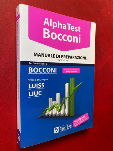 Alpha test bocconi manuale - bocconi,