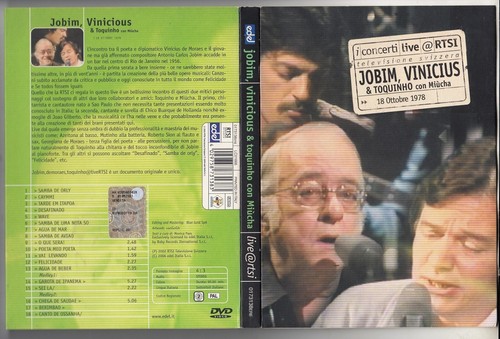 Dvd jobim vinicius toquinho - jobim,