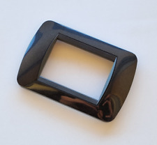 Bticino L4803PA placca Living International acciaio scuro nero 3 moduli PERFETTA