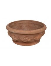 Ciotola in Terracotta BISCOTTINI, 100% Made in Italy Lavorata a Mano, Diam 30cm