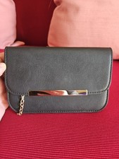 Borsa Pochette Primadonna Nero Black E Oro Nuova
