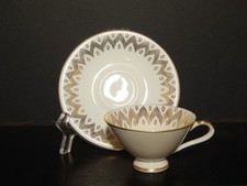 ART DECO TAZZINA CAFFE' PORCELLANA DECORO IN ORO ZECCHINO SCHIRNDING BAVARIA