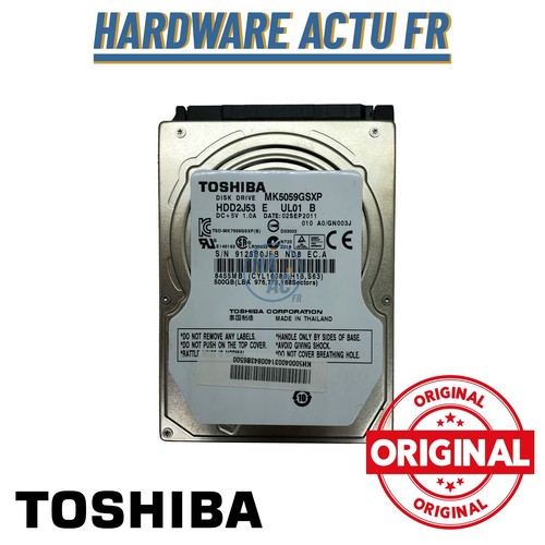 Hdd toshiba 500 go - -,