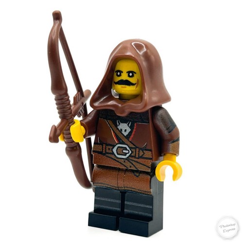 Longbow archer minifigure - longbow,