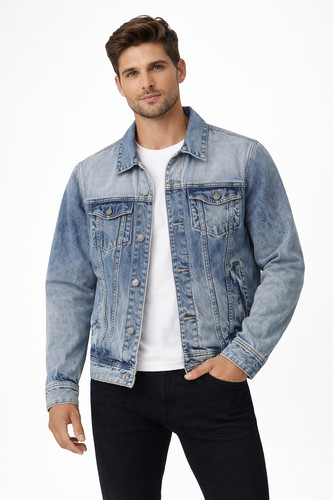 Giacca guess uomo denim dean - uomo,