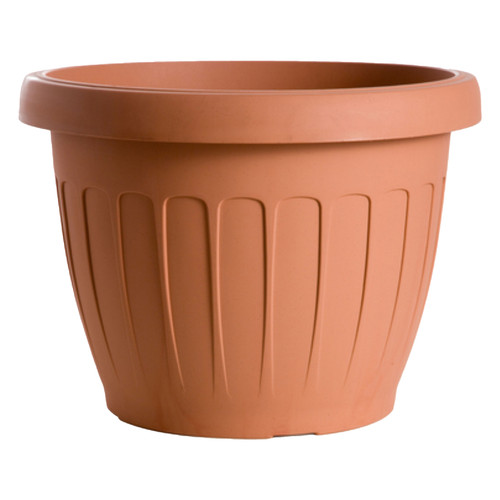 Bama vaso terra tondo plastica - vaso,