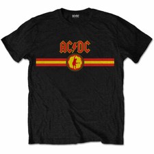 T-shirt AC/DC logo e righe