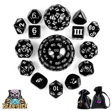 Poly dnd set dadi 15pcs - dadi,
