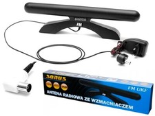 Antenna camera interno antenna radio FM UKF FM + amplificatore NUOVO