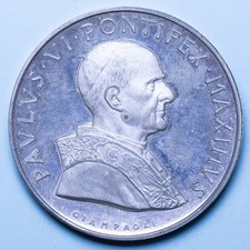 PAOLO VI MEDAGLIA 1969 VISITA